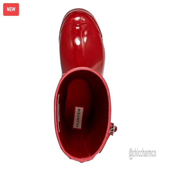 Waterproof Short Rain Boots, Natural Rubber, Mid-Calf Height, Comfort Lining - Picture 4 of 6